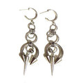 Gothic Sewing Rivet Two-Way Spiked Earrings