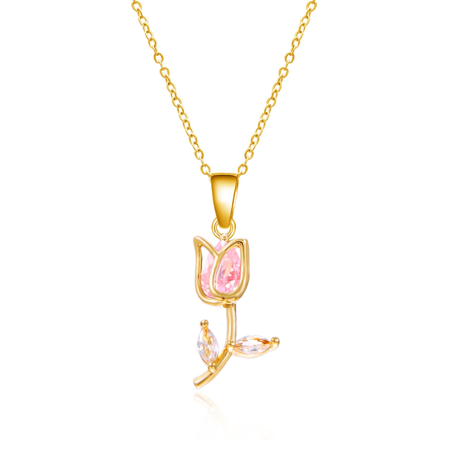 Elegant And Fashionable Tulip Necklace For Women