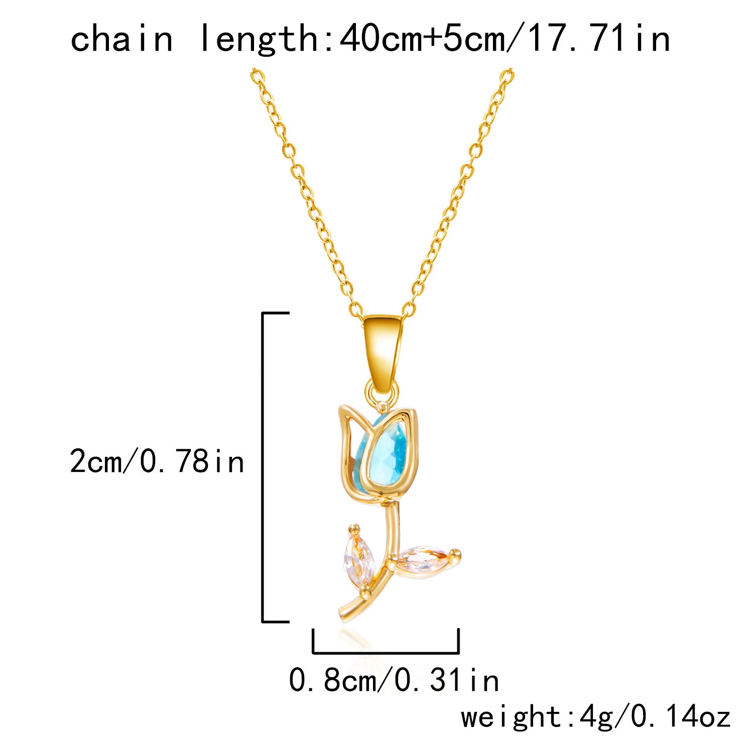 Elegant And Fashionable Tulip Necklace For Women