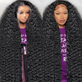 300 Density 13x6 Hd Deep Wave Frontal Wig 30 34inch Glueless Wigs 100% Human Hair Water Wave Curly Lace Front Wig For Women