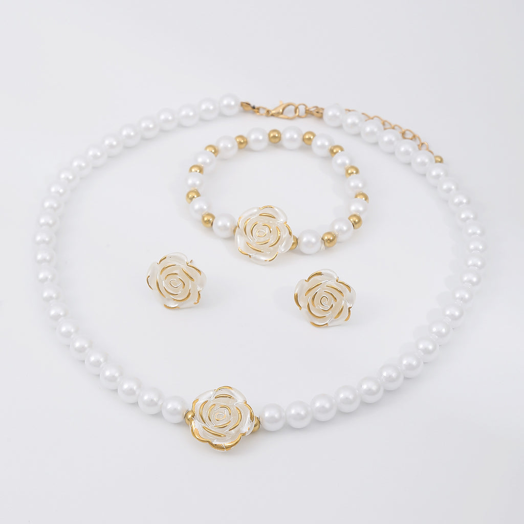 New Floral Design Womens Jewelry Set